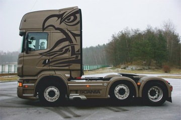 NAKLEJKI NAKLEJKA SCANIA R TOPLINE HIGHLINE WZÓR10