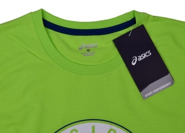 Nové pánske tričko ASICS zelené veľ. S