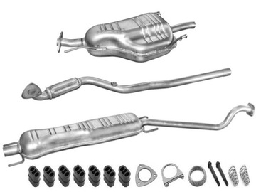 OPEL ASTRA 2 G 1.4 1.6 1.8 Benzyna TŁUMIKI