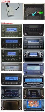 MP3-чейнджер USB AUX VW BEETLE PASSAT GOLF POLO JETTA T4 T5 TOUAREG FOX