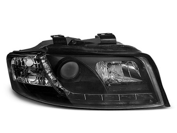 LAMPY REFLEKTORY AUDI A4 B6 00-04 DAYLINE BLACK