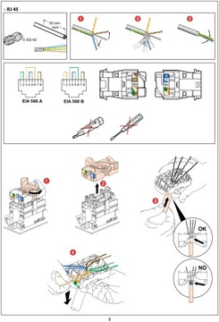 NILOE Legrand Телефонная розетка RJ11 RJ45 UTP 764570