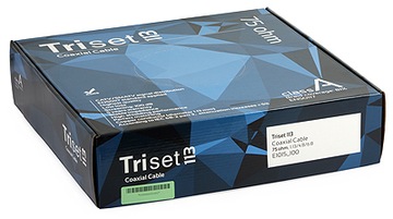 Коаксиальный антенный кабель Triset-113, медный SAT-кабель, 50м