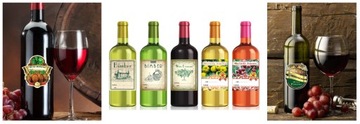 Наклейки Винные этикетки BIMBERS LIQUEURS 8см