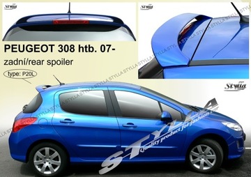 spoiler spojler do Peugeot 308 3/5 dw hb MK1 07--