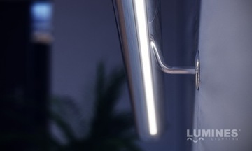 фото ориг. №5, Profile aluminum to plume led backlight x 1m white black
