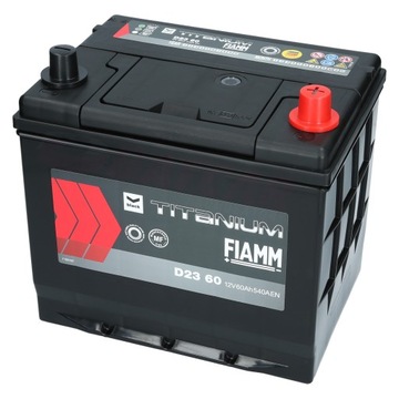 Аккумулятор FIAMM BLACK D2360 12В 60Ач 540А (EN)