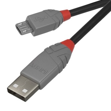 KABEL PRZEWÓD USB A - MICRO USB B LINDY 36734 3m