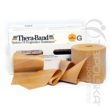 Упражнение ленты Theraband Gold Rubber 5,5 м