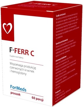 FORMEDS F-FERR C ŻELAZO + WITAMINA C PROSZEK 60PRC