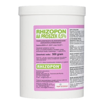 UKORZENIACZ Rhizopon 0,5% 500g PROFESJONALNY TANIO