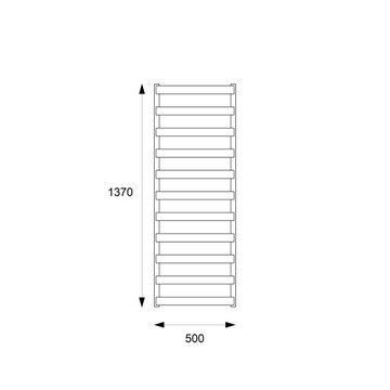 фото ориг. №6, Radiator bathroom meteor black 137x50 excellent