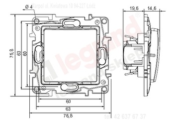 LEGRAND NILOE ОДИНОЧНЫЙ ВЫКЛЮЧАТЕЛЬ БЕЛЫЙ 764500