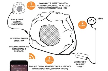 LITHE AUDIO ZESTAW GŁOŚNIKÓW OGRODOWYCH BLUETOOTH