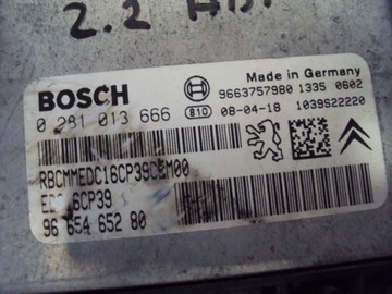 JEDNOTKA MOTORU ECU 0281013666 4007 C-CROSSER