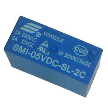 ART Przekaźniki SONGLE 5A 5V (SMI-05VDC-SL-2C)