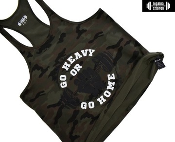 Мужская майка GO HEAVY Legal Camo Barbell S