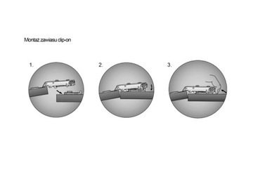 САМОЗАКРЫВАЮЩАЯСЯ МЕБЕЛЬНАЯ ПЕТЛЯ С СЕНСОРОМ