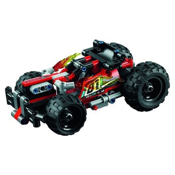 БЛОКИ ДЛЯ КРАСНЫХ ГОНОЧНЫХ АВТОМОБИЛЕЙ LEGO TECHNIC 42073