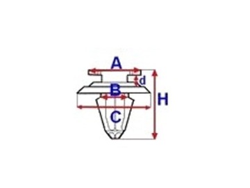 ПРОКЛАДКА ШТИФТА ДВЕРИ MAZDA 323 6 626 XEDOS