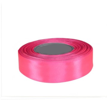Tasiemka satynowa 25mm 32mb PINK 8039 wstążka