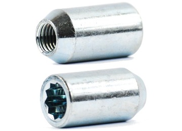 Гайки ободные с узкими отверстиями, конус TORX 12x1,5