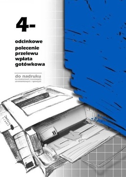 F-112-2 4 Odcinkowe Polecenie Przelewu Wpłata 100K