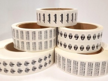 M0014 - 30x15mm STICKER PLOMBS WHITE VOID