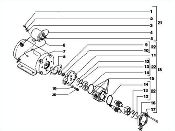 Гидравлический насос 8402 Rockford CNH 75289989