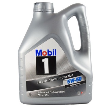 OLEJ MOBIL 1 5W50 4L Excellent Wear Protection Rally Formula