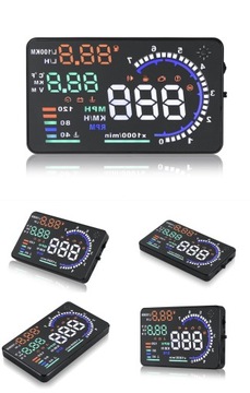 ДИСПЛЕЙ ПРОЕКТОР LED LCD HUD OBD2 5.5 ЧАСЫ