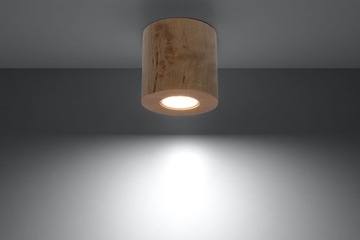 Потолочный цилиндр GAJA Wood Ceiling светильник LED лампа