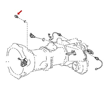 SENZOR REDUKTOR ZPĚTNÉHO HILUX LAND CRUISER OE