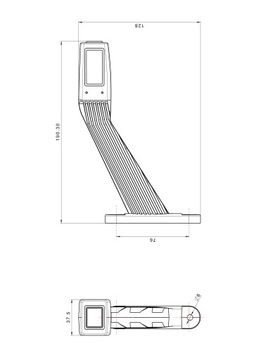 ROGOWA LED Габаритный фонарь LONG Marker SET Полуприцеп Эвакуатор 3 цвета