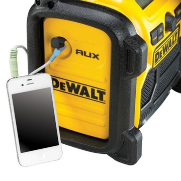 Радиоприемник DeWalt DCR019 на батарейках 18В 14,4 конструкция FM/AM Хорошее