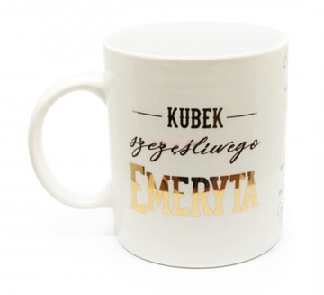 PIĘKNY Kubek, Wyjątkowy Prezent na EMERYTURĘ !!!