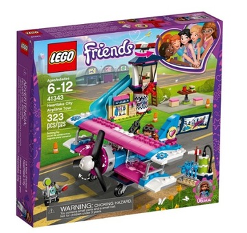 LEGO 41343 FRIENDS LOT SAMOLOTEM NAD HEARTLAKE