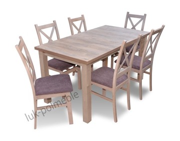 фото ориг. №1, Lovely stand+ 6 chairs lefkas oak to canteens