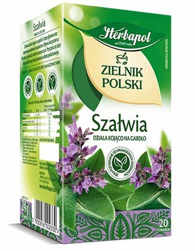 Herbata Herbapol Szałwia Zielnik Polski Ex20