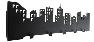 WIESZAK NA UBRANIA KLUCZE CITY DESIGN 3D