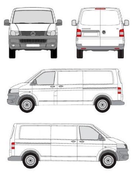 КОРЗИНА ПЛАТФОРМЫ БАГАЖНИКА VW TRANSPORTER T5 T6 L2H1