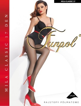 Rajstopy Mila Classic 17 DEN roz. 3/L