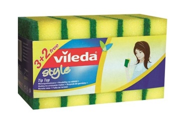 VILEDA STYLE ZMYWAK MYJKA GĄBKA GARNKÓW NACZYŃ 3+2
