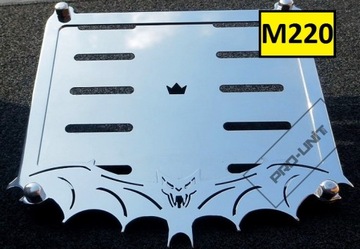 Ramka motocyklowa na pod rejestracje SUZUKI BOULEVARD Chopper INOX!