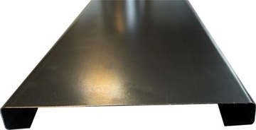 Забор современный сечение 80х20 С2 ОЦИНКОВАННЫЙ