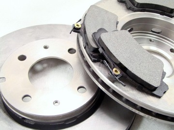 Диски x2 + колодки ПЕРЕДНИЕ CARISMA VOLVO V40 S40 281MM