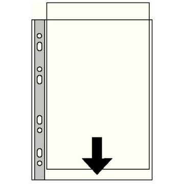 Pionowe KOSZULKI do SEGREGATORA A3 10 sztuk w folii Esselte MOCNE i SOLIDNE