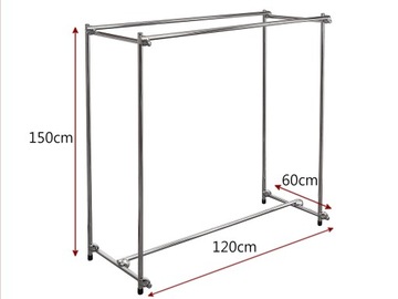 СТЕНД 1,2М ВЕШАЛКИ МАГАЗИН ВЕШАЛКИ ДЛЯ ОДЕЖДЫ c1