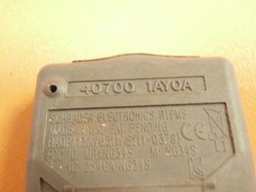 Датчик давления в шинах INFINITI TPMS 407001AY0A