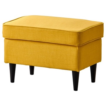 IKEA STRANDMON podnóżek pufa ŻÓŁTY